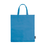 Sac simple pour entreprises en tissu non tissé 80 g/m² Plaza Large couleur bleu deuxième vue