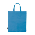 Sac simple pour entreprises en tissu non tissé 80 g/m² Plaza Large couleur bleu troisième vue