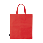 Sac simple pour entreprises en tissu non tissé 80 g/m² Plaza Large couleur rouge troisième vue