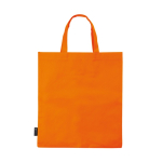 Sac simple pour entreprises en tissu non tissé 80 g/m² Plaza Large couleur orange troisième vue