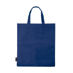 Sac simple pour entreprises en tissu non tissé 80 g/m² Plaza Large couleur bleu foncé troisième vue