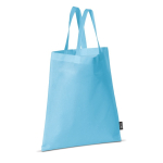 Sac simple pour entreprises en tissu non tissé 80 g/m² Plaza Large couleur bleu ciel