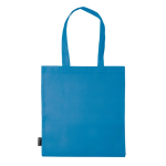 Sac en non-tissé en plusieurs couleurs avec anses longues 75 g/m² couleur bleu troisième vue