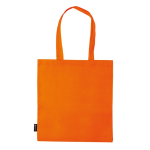 Sac en non-tissé en plusieurs couleurs avec anses longues 75 g/m² couleur orange troisième vue