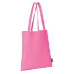 Sac en non-tissé en plusieurs couleurs avec anses longues 75 g/m² couleur rose