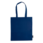 Sac en non-tissé en plusieurs couleurs avec anses longues 75 g/m² couleur bleu foncé deuxième vue