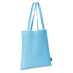 Sac en non-tissé en plusieurs couleurs avec anses longues 75 g/m² couleur bleu ciel