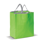 Sac isotherme avec intérieur en aluminium et fermeture zippée couleur vert lime
