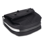 Panier de pique-nique en nylon pliable en plusieurs couleurs couleur noir sixième vue