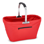 Panier de pique-nique en nylon pliable en plusieurs couleurs couleur rouge