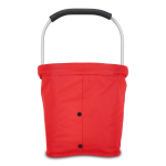 Panier de pique-nique en nylon pliable en plusieurs couleurs couleur rouge cinquième vue