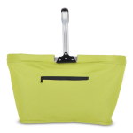 Panier de pique-nique en nylon pliable en plusieurs couleurs couleur vert deuxième vue