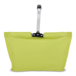 Panier de pique-nique en nylon pliable en plusieurs couleurs couleur vert troisième vue