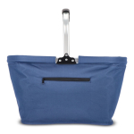 Panier de pique-nique en nylon pliable en plusieurs couleurs couleur bleu foncé deuxième vue