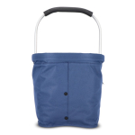 Panier de pique-nique en nylon pliable en plusieurs couleurs couleur bleu foncé quatrière vue