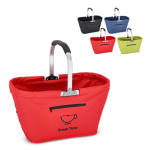 Panier de pique-nique en nylon pliable en plusieurs couleurs