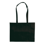 Sac de courses fabriqué en matériau recyclé RPET, 110 g/m² couleur noir deuxième vue