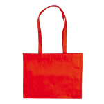 Sac de courses fabriqué en matériau recyclé RPET, 110 g/m² couleur rouge deuxième vue