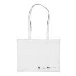 Sac de courses fabriqué en matériau recyclé RPET, 110 g/m² couleur blanc troisième vue