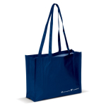 Sac de courses fabriqué en matériau recyclé RPET, 110 g/m² couleur bleu foncé