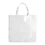 Sac en tissu laminé avec anses assorties et capacité de 10 kg couleur blanc deuxième vue