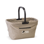 Panier pique-nique en polyester pliable avec poche frontale vue principale