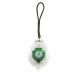 Boîte transparente avec kit de 2 lumières blanche et rouge pour vélo couleur transparent quatrière vue