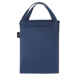 Sac isotherme pliable convertible en couverture de pique-nique couleur bleu foncé quatrière vue