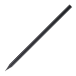 Crayon rond classique en bois entièrement noir couleur noir