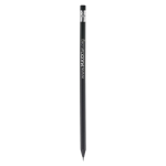 Crayon rond en bois noir avec gomme assortie