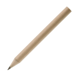 Petit crayon en bois avec pointe taillée couleur bois