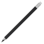 Crayon en papier coloré sans encre avec gomme à effacer couleur noir