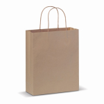 Sac moyen en papier certifié FSC fabriqué dans l'UE 90 g/m² couleur marron