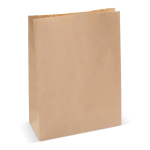 Sac en papier kraft sans anses avec certification FSC 70 g/m² couleur marron