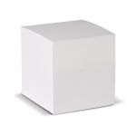 Bloc-notes carré de 730 feuilles blanches 9x9x9cm couleur blanc