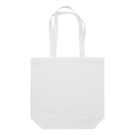 Sac en coton canvas, longues anses, plusieurs couleurs, 250 g/m² couleur blanc deuxième vue