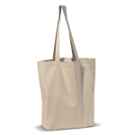 Sac en coton canvas, longues anses, plusieurs couleurs, 250 g/m² couleur beige