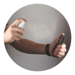 Distributeur nettoyant pour écrans avec chiffon microfibre 30ml couleur blanc transparent troisième vue