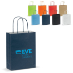 Petit sac en papier kraft coloré pour cadeau 120 g/m2