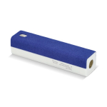 Spray rectangulaire pour nettoyer le téléphone avec chiffon microfibre couleur bleu foncé quatrière vue