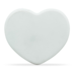 Bonbons promotionnels à la menthe en boîte en forme de cœur Valentine couleur blanc