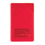 Distributeur de menthes sans sucre avec boîte de plusieurs couleurs couleur rouge troisième vue