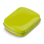 Boîte de menthes rectangulaire en plusieurs couleurs 23g couleur vert lime