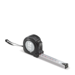 Mètre ruban de 3 mètres en plusieurs couleurs avec clip pour ceinture vue principale