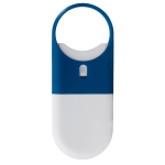 Distributeur de crème solaire avec poignée de transport, SPF30, 10ml couleur blanc/bleu