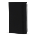 Carnet en PU de plusieurs couleurs vives avec pages lignées FSC A6 couleur noir
