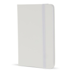 Carnet en PU de plusieurs couleurs vives avec pages lignées FSC A6 couleur blanc
