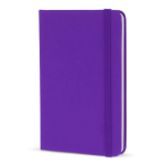 Carnet en PU de plusieurs couleurs vives avec pages lignées FSC A6 couleur mauve