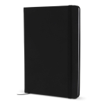 Carnet en PU de plusieurs couleurs vives avec pages lignées FSC A5 couleur noir
