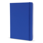 Carnet en PU de plusieurs couleurs vives avec pages lignées FSC A5 couleur bleu